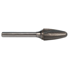 6.4mm EdgeHog Tree Shape Radius End Miniature Carbide Bur SF-51M Standard - Industrial Tool & Supply
