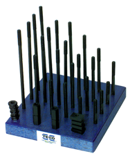 T-Nut and Stud Set - #68205; M12 x 1.75 Stud Size; 16mm T-Slot Size - Industrial Tool & Supply