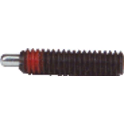 End Force Spring Plunger - 0.50 lbs Initial End Force, 1.5 lbs Final End Force (6–32 Thread) - Industrial Tool & Supply
