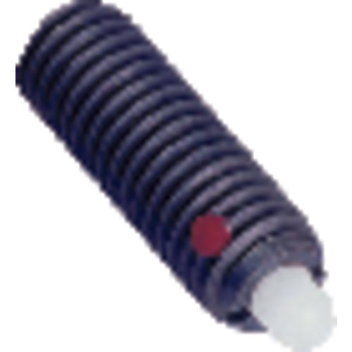 End Force Spring Plunger - 1.5 lbs Initial End Force, 4.5 lbs Final End Force (5/16″–18 Thread) - Industrial Tool & Supply