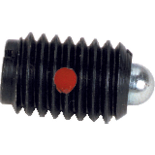 End Force Spring Plunger-Short - 1.5 lbs Initial End Force, 4 lbs Final End Force (5/16″–18 Thread) - Industrial Tool & Supply