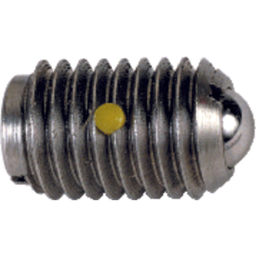 Ball Plunger - 3 lbs Initial End Force, 6 lbs Final End Force (1/2–13 Thread) - Industrial Tool & Supply