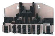 Machinist Clamping Set - #12625CK; 1/2-13 Stud Size; 5/8 T-Slot Size - Industrial Tool & Supply