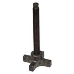 Toggle Shoe Clamp - 3/8″–16 Thread Size–3 3/4″ Overall Length - with Knob Model 17405 - Industrial Tool & Supply