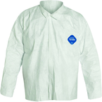 Tyvek® White Long Sleeve Shirt - Medium (case of 50) - Industrial Tool & Supply