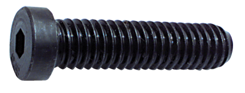 3/8-16 x 1/2 - Black Finish Heat Treated Alloy Steel - Cap Screws - Low Head Socket - Industrial Tool & Supply