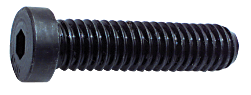 1/4-20 x 1/2 - Black Finish Heat Treated Alloy Steel - Cap Screws - Low Head Socket - Industrial Tool & Supply