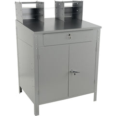 Shop Desk Cabinet Style 49″ Height - Exact Industrial Supply