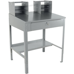 Shop Desk Open Style 54.75″ Height - Exact Industrial Supply