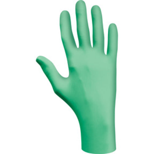 Disposable natural rubber latex 9 1/2″ 5-mil green rolled cuff/large - Industrial Tool & Supply