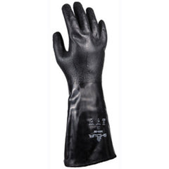 Cut resistant NEOPRENE fully coated navy color rough finish seamless cut resistant liner ANSI CUT LEVEL 4/S - Industrial Tool & Supply