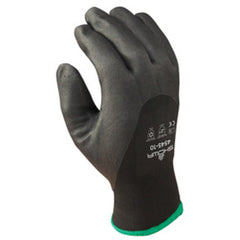 ‎Insulated foam nitrile coated 3/4 dipped 15 gauge black seamless nylon liner w/Acrylic fleece liner w/7 gauge brushed inner Acrylic fleece rec temps -15″ smooth black w/black/extra extra large - Industrial Tool & Supply