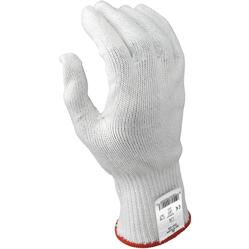 Cut resistant 10-gauge seamless knit HPPE w/Stainless Steel white ambidextrous ANSI CUT LEVEL 4/L - Industrial Tool & Supply