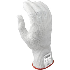 Cut resistant 10-gauge seamless knit HPPE w/Stainless Steel white ambidextrous ANSI CUT LEVEL 4/M - Industrial Tool & Supply