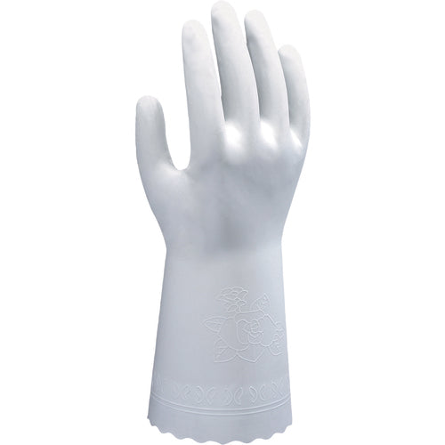 Clean packed PVC unsupported 12 mil embossed grip white extra large - Industrial Tool & Supply