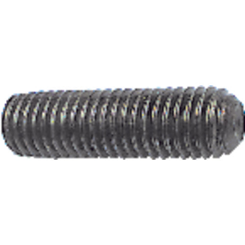 M5-0.80 × 8 mm - Black Finish Heat Treated Alloy Steel - Socket Set Screws - Cup Point - Industrial Tool & Supply