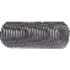 1/4″-28 × 1″ - Black Finish Heat Treated Alloy Steel - Socket Set Screws - Cup Point - Industrial Tool & Supply