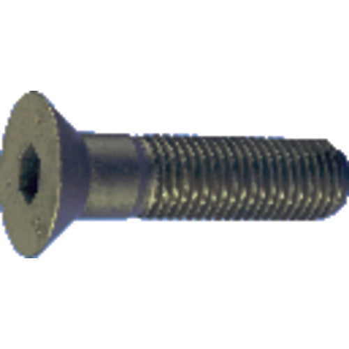 1/4″-28 × 1/2″ - Black Finish Heat Treated Alloy Steel - Cap Screws - Flat Head - Industrial Tool & Supply