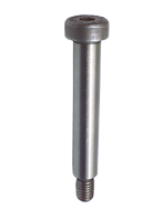 M12 x 25 - Black Finish Heat Treated Alloy Steel - Shoulder Screws - Socket Head - Industrial Tool & Supply