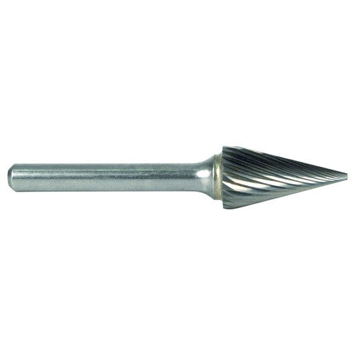 1/4 EdgeHog Conical Miniature Carbide Bur SM-51 Fine - Industrial Tool & Supply