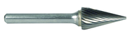 6mm EdgeHog Conical Carbide Bur SM-2M-D Standard Alt Diamond (Double) - Industrial Tool & Supply