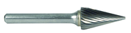 1/4 EdgeHog Conical Carbide Bur SM-2 Fine - Industrial Tool & Supply