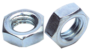 7/8-9 - Zinc / Bright - Hex Jam Nut - Industrial Tool & Supply