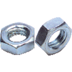 3/8″-16 - Zinc / Bright - Hex Jam Nut - Industrial Tool & Supply