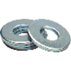 1/4″ Bolt Size - Zinc Plated Carbon Steel - Flat Washer - Industrial Tool & Supply