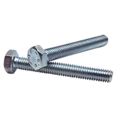 M8-1.25 × 50 mm - Zinc Plated Heat Treated Alloy Steel - Cap Screws - Hex - Industrial Tool & Supply