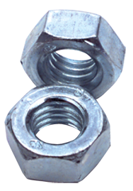 M24-3.00 - Zinc / Bright - Finished Hex Nut - Industrial Tool & Supply