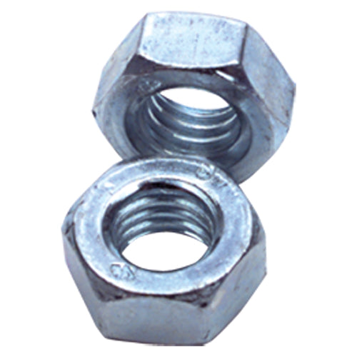 M8-1.25 - Zinc / Bright - Finished Hex Nut - Industrial Tool & Supply