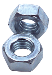 M18-2.50 - Zinc / Bright - Finished Hex Nut - Industrial Tool & Supply