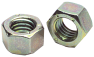 7/8-9 - Zinc / Yellow / Bright - Finished Hex Nut - Industrial Tool & Supply