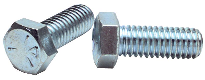 1-8 x 4-1/2 - Zinc Plated Heat Treated Alloy Steel - Cap Screws - Hex - Industrial Tool & Supply