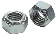 5/8-11 - Zinc / Bright - Nylon Insert Stop Nut - Industrial Tool & Supply