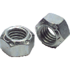 #8-32 - Zinc / Bright - Nylon Insert Stop Nut - Industrial Tool & Supply