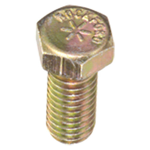 1/4″-20 × 1″ - Zinc / Yellow Plated Heat Treated Alloy Steel - Cap Screws - Hex - Industrial Tool & Supply