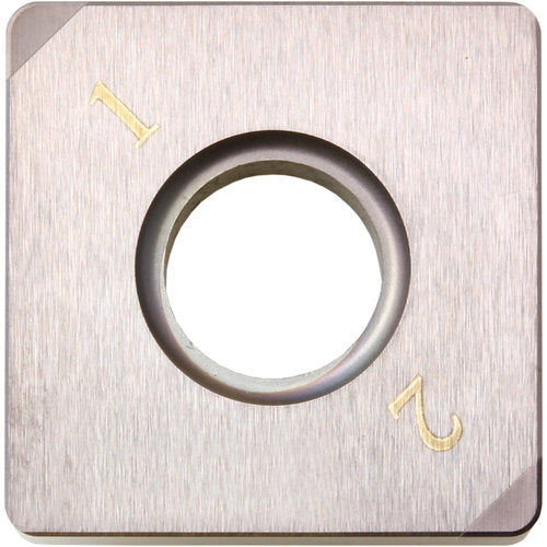 SNGA 431 KBN05M, 1/64″ Corner Radius, 3/16″ Thick, 1/2″ Inscribed Circle, MEGACOAT, 90 Degree Square, Turning Indexable Insert