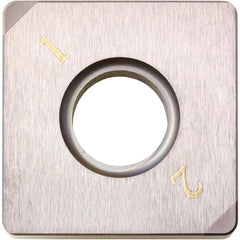 SNGA 432 KBN25M, 1/32″ Corner Radius, 3/16″ Thick, 1/2″ Inscribed Circle, MEGACOAT, 90 Degree Square, Turning Indexable Insert
