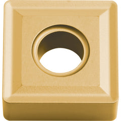 SNMG 434 CA025P, 1/16″ Corner Radius, 3/16″ Thick, 1/2″ Inscribed Circle, TiCl2O3/TiN, 90 Degree Square, Turning Indexable Insert