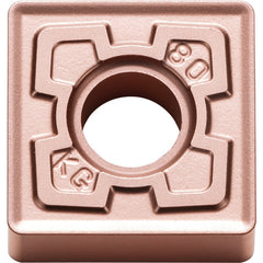 SNMG 432 KG CA315, 1/32″ Corner Radius, 3/16″ Thick, 1/2″ Inscribed Circle, TiCnulll2O3/Ti, Square, Turning Indexable Insert