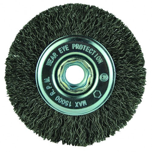 ‎4″X5/8-11 RADIAL BRUSH .014 WIRE - Industrial Tool & Supply