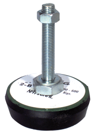 Machinery Mount - #2B 4-5/16'' Diameter - 16mm Bolt - Industrial Tool & Supply