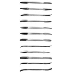 Riffler File Set, 12 Piece, 0 Cut, 7 in - Industrial Tool & Supply