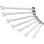 STEELMAN PRO 7-Piece Standard 144-Tooth Ratcheting Wrench Set - Industrial Tool & Supply