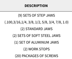Snap Jaws - Advanced 4" Set - Part #  4PKG-100 - Industrial Tool & Supply