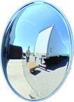 18" Dia. 3/4 Dome Mirror For Outside Corner- Polycarbonate - Industrial Tool & Supply