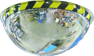 26" Full Dome Mirror With Safety Border - Industrial Tool & Supply