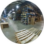 36" Lightweight Convex With T Bracket - Industrial Tool & Supply